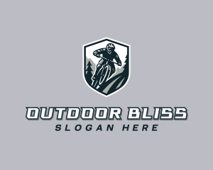 Mountain Biking Adventure logo design