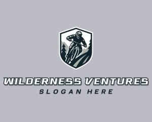 Mountain Biking Adventure logo design