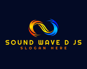 Infinity Wave Loop logo design