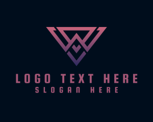 Gaming Monogram Letter WV logo
