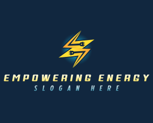 Electric Energy Plug logo design