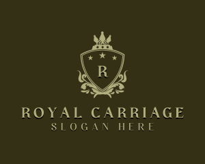 Regal Shield Crown logo design