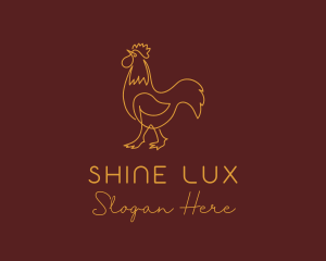 Rooster Luxe Boutique logo design