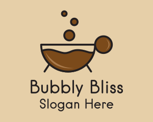 Hot Chocolate Bubbles  logo design