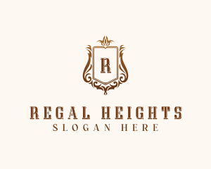 Royalty Shield Hotel logo design