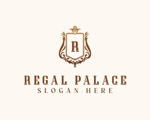 Royalty Shield Hotel logo design