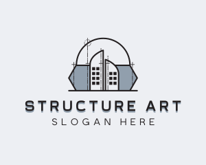 Architectural Dome Building logo