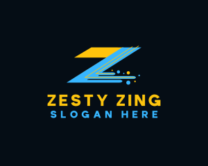 Artistic Paint Letter Z logo design