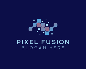 Digital Program Pixel Technology logo design