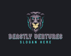 Lion Beast Gamer logo design