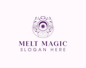 Celestial Hand Boho logo design