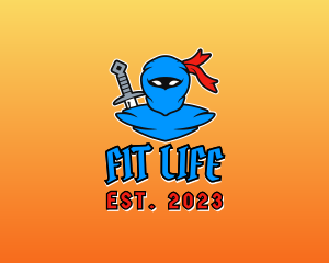 Ninja Swordsman Assassin  logo