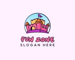 Bounce House Playground logo design