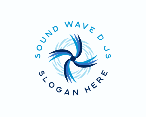 Fan Swirl Breeze logo design