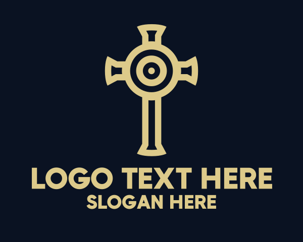 Target Cross Crucifix logo