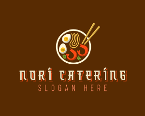 Ramen Noodles Dining logo design