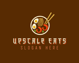 Ramen Noodles Dining logo design