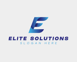 Consulting Firm Letter E logo design