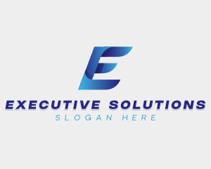 Consulting Firm Letter E logo design