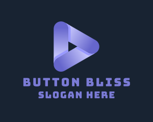 Advertising Play Button logo design