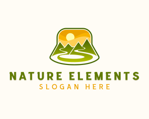 Nature Park Pathway Adventure logo design