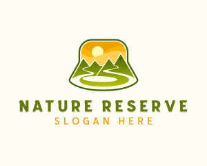 Nature Park Pathway Adventure logo design