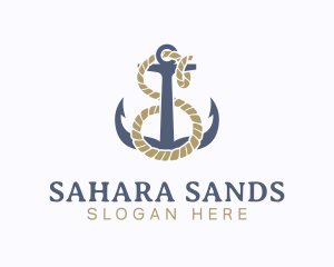 Nautical Anchor Letter S logo design