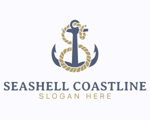 Nautical Anchor Letter S logo design