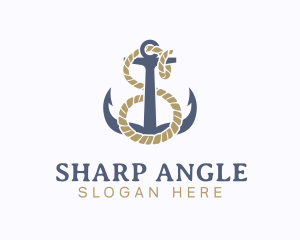 Nautical Anchor Letter S logo design