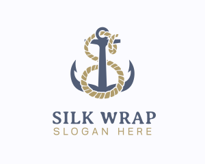 Nautical Anchor Letter S logo design