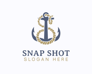 Nautical Anchor Letter S logo design