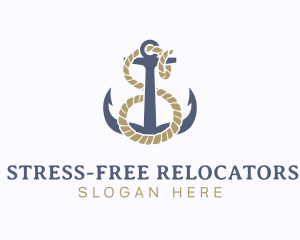 Nautical Anchor Letter S logo design