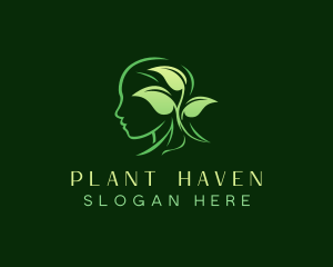 Plant  Human Person logo design