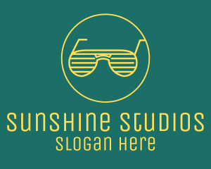 Yellow Summer Sunglasses  logo