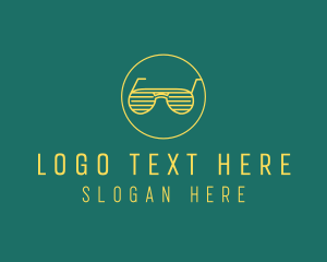 Yellow Summer Sunglasses  logo