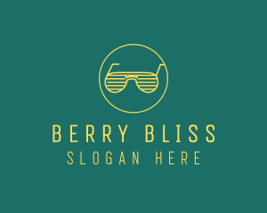 Yellow Summer Sunglasses  logo design