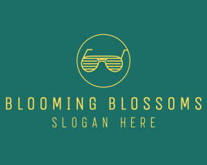 Yellow Summer Sunglasses  logo design