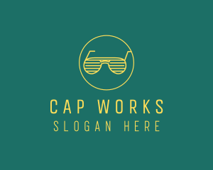 Yellow Summer Sunglasses  logo design