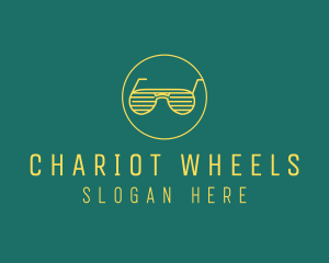 Yellow Summer Sunglasses  logo design