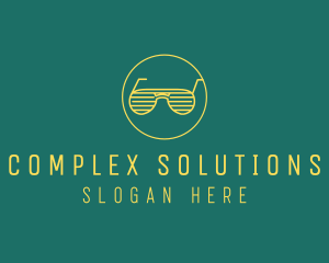 Yellow Summer Sunglasses  logo design