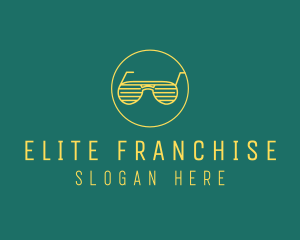 Yellow Summer Sunglasses  logo design