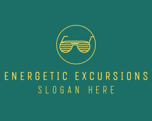 Yellow Summer Sunglasses  logo design