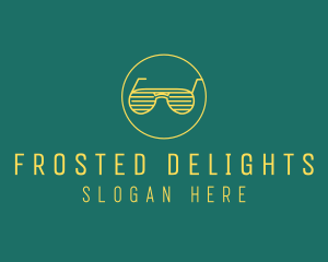 Yellow Summer Sunglasses  logo design