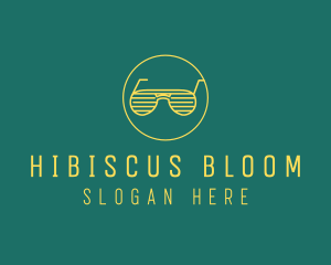 Yellow Summer Sunglasses  logo design