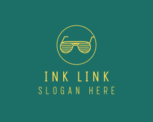 Yellow Summer Sunglasses  logo design