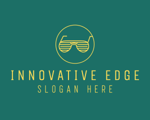 Yellow Summer Sunglasses  logo design