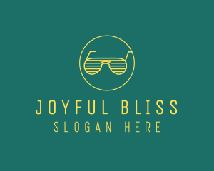 Yellow Summer Sunglasses  logo design