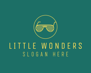 Yellow Summer Sunglasses  logo design