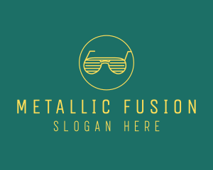 Yellow Summer Sunglasses  logo design