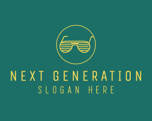 Yellow Summer Sunglasses  logo design